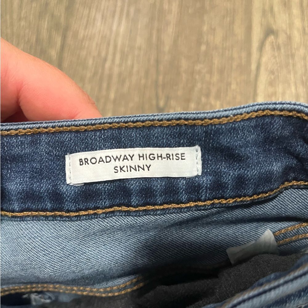 Skinnygirl Womens Broadway High Rise Skinny Jeans Medium Wash Blue Size 27/4 - Picture 8 of 12